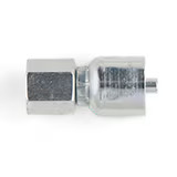 Crimp Style Hydraulic Hose Fitting - 43 Series Fittings Straight Female Grease Connection - SPL - PTF Taper Thread - Rigid