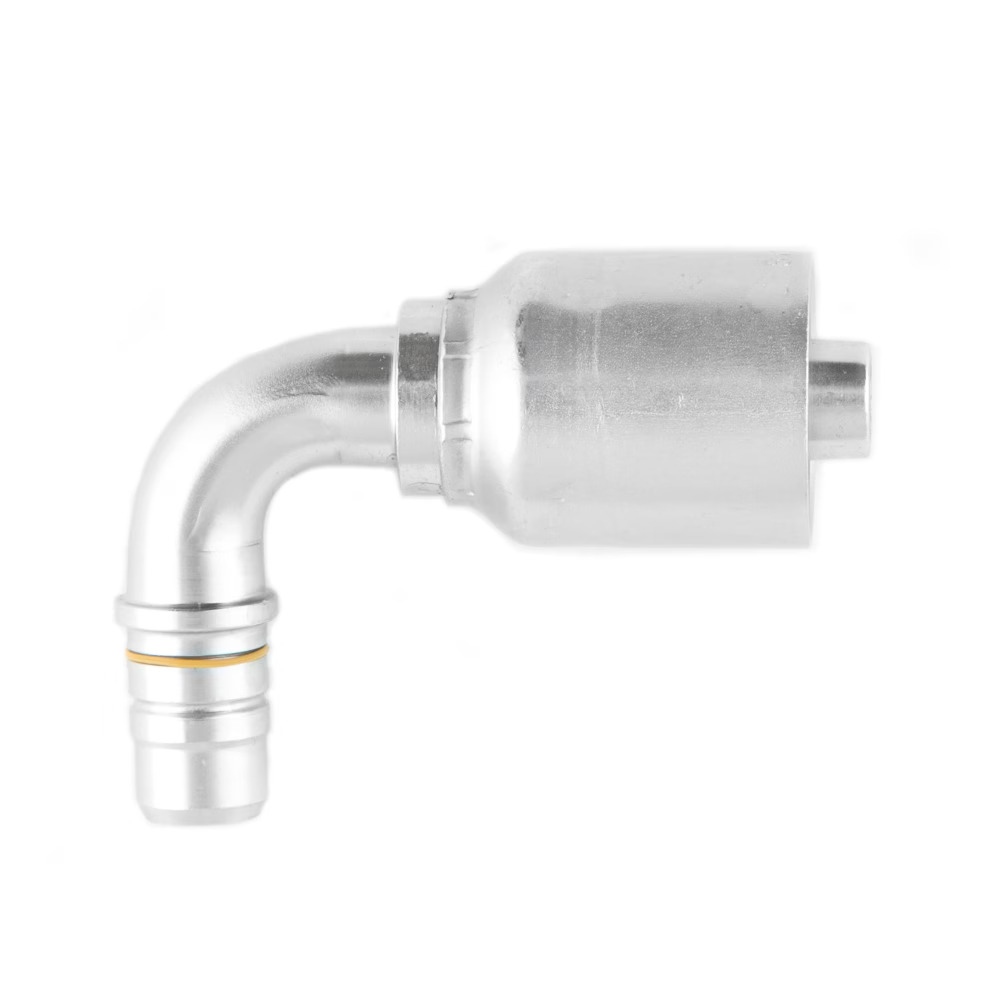 Crimp Style Hydraulic Hose Fitting - 43 Series Fittings Elbow 90° Male UPTC