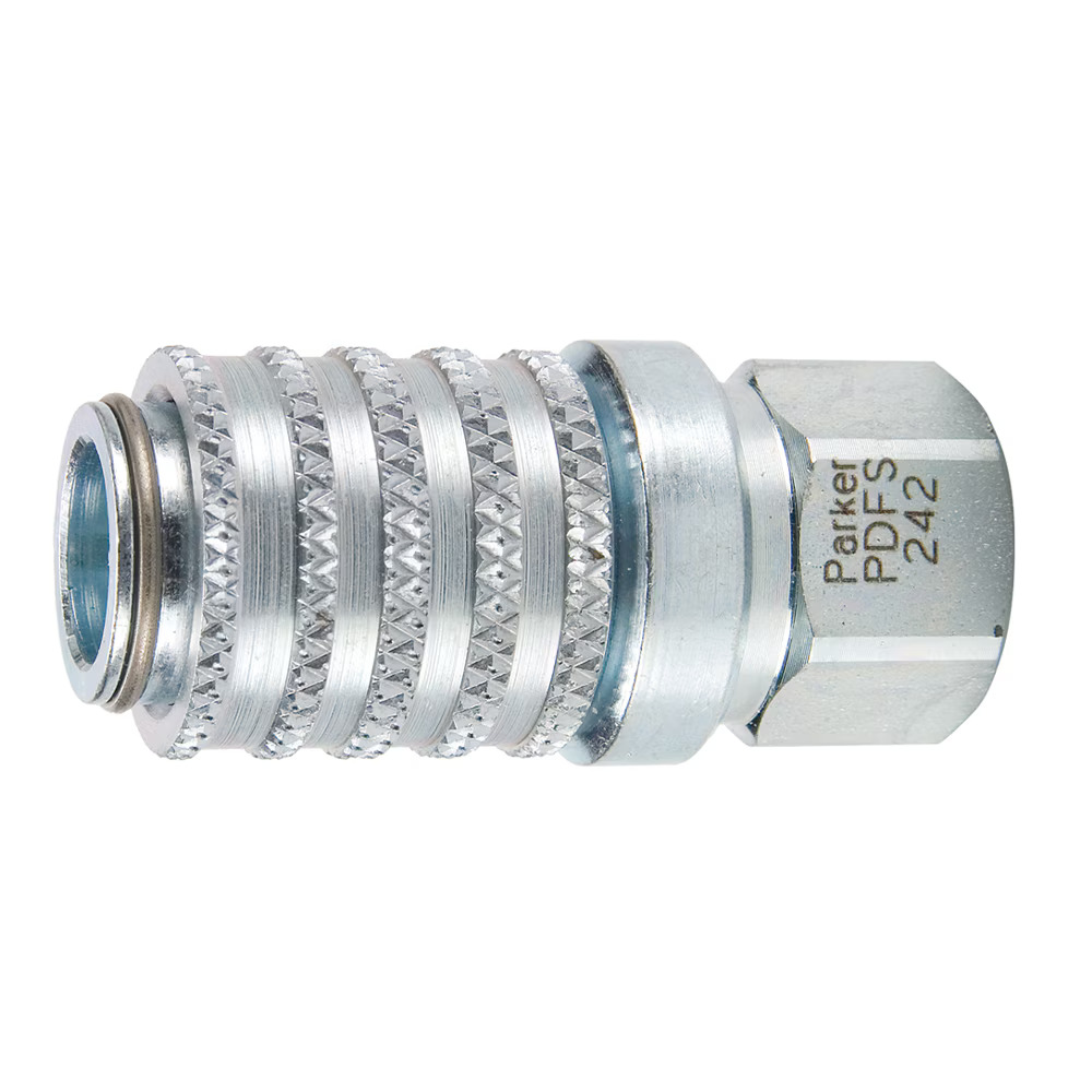 Diagnostic Fluid Sampling, Test Port Quick Couplings, Brass Test Point Connectors and Steel Couplers – PDFS / BPDFS Coupler Female inch *NPTF