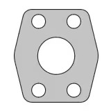 4-Bolt Hydraulic Flanges and Components Flange Connector Plate na