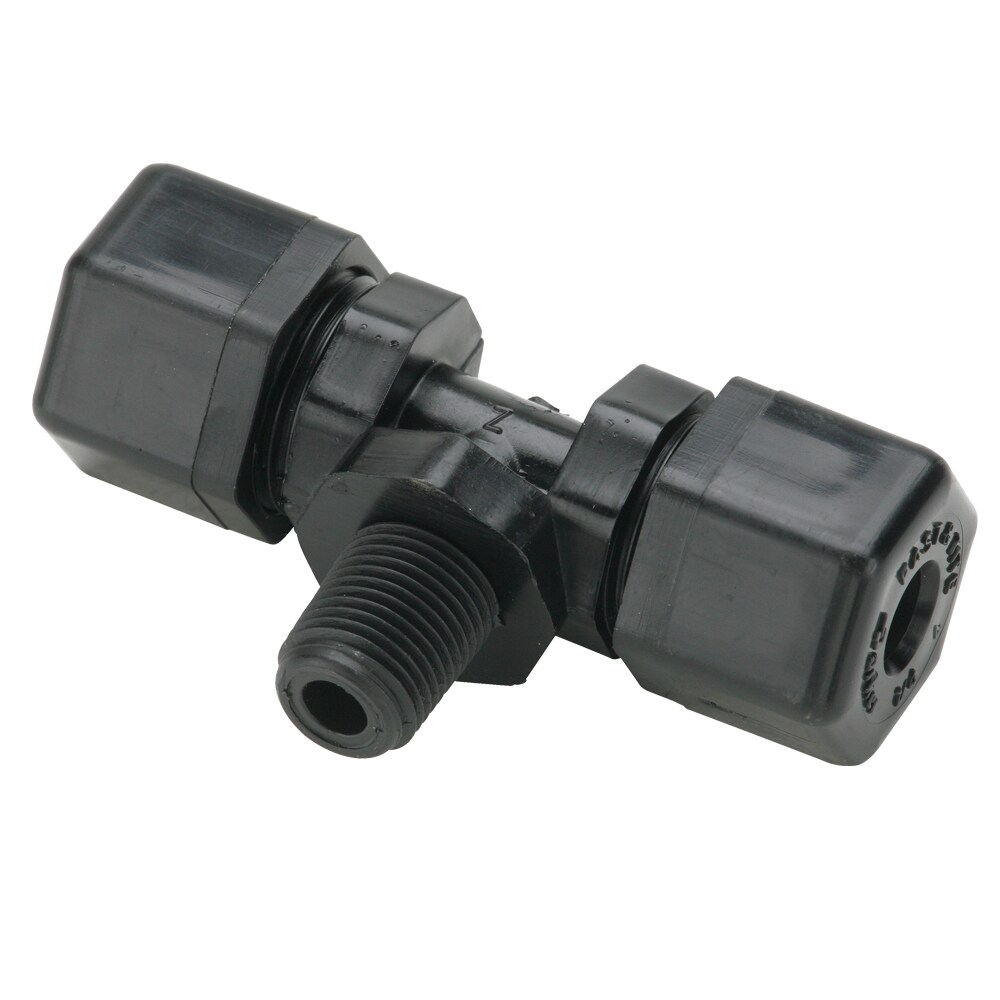 Compression Style Plastic Fittings, Fast-Tite Branch Tee Compression NPTF
