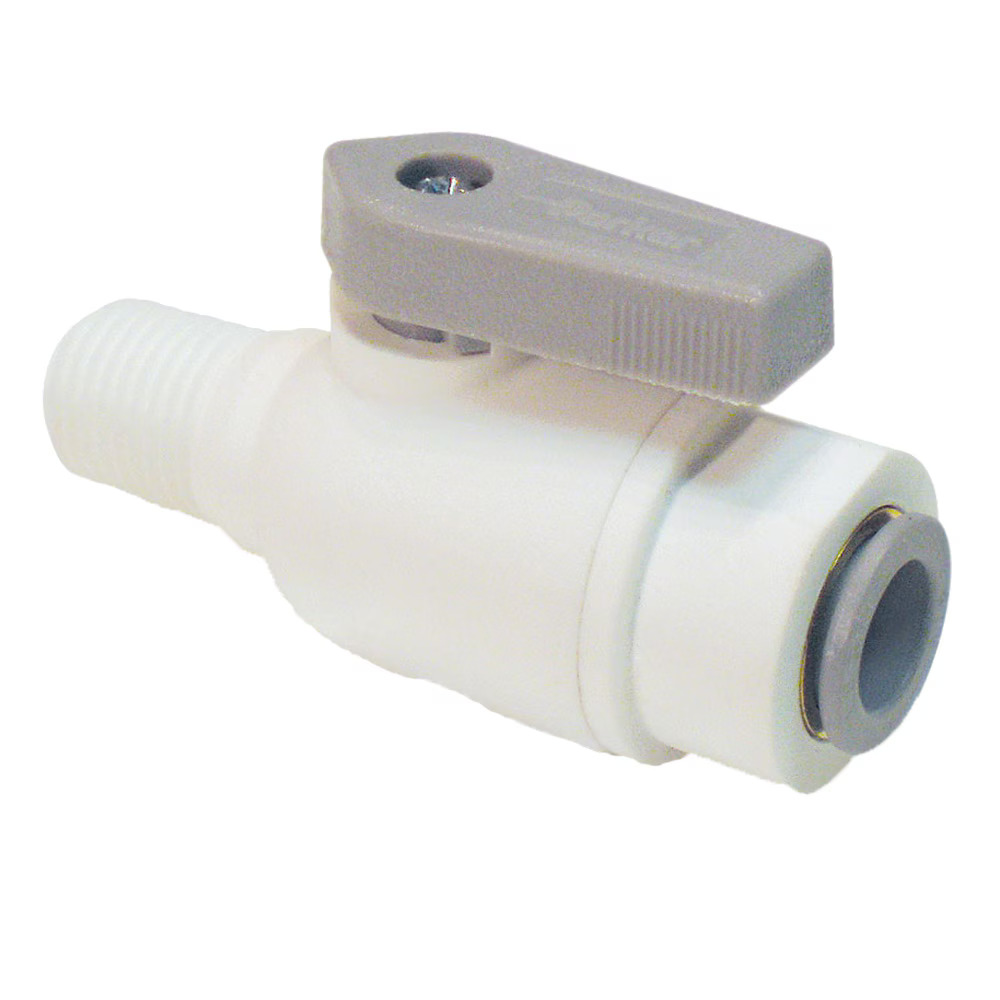 Polypropylene Ball Valves Connector Push-to-Connect Male NPT Thread N/A