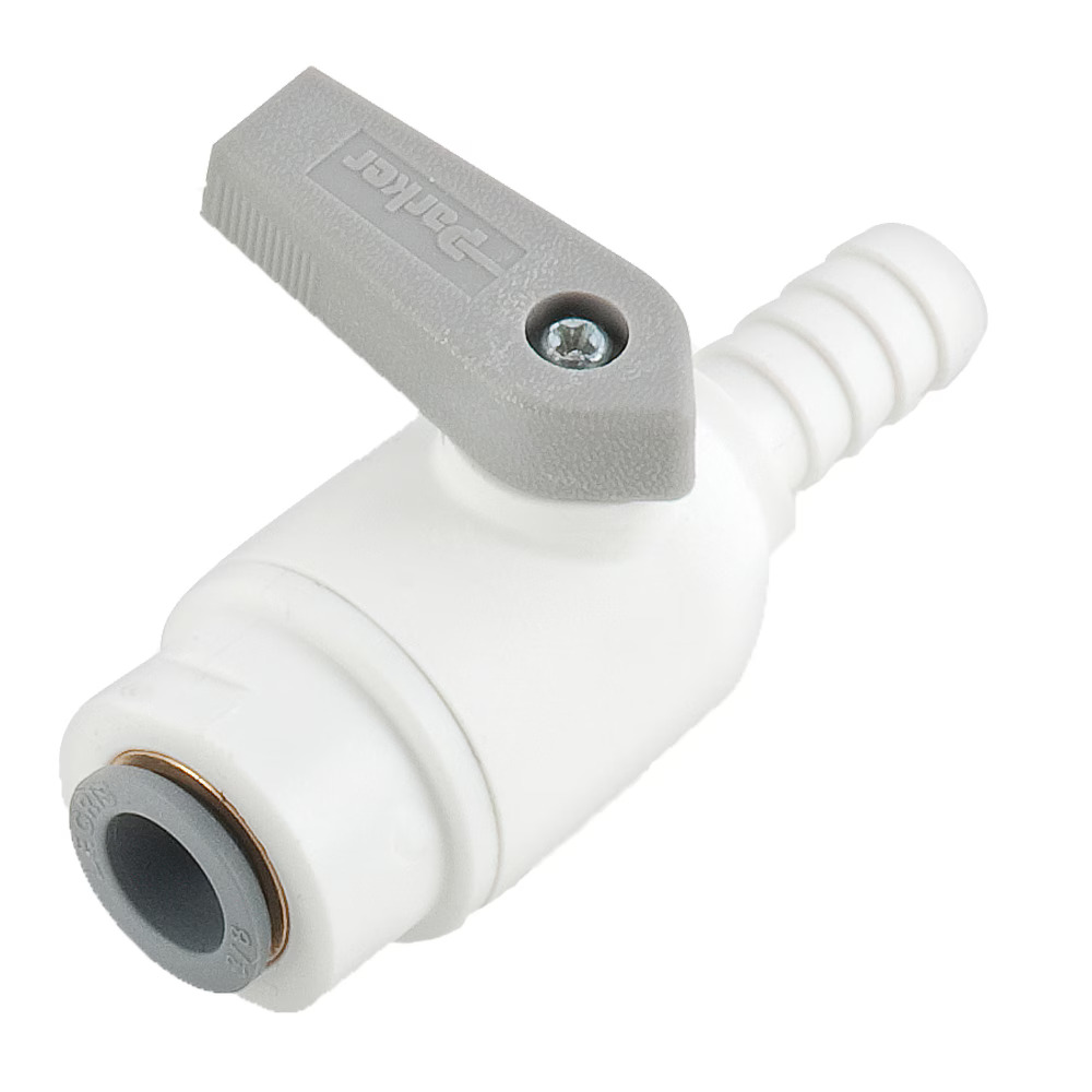 Polypropylene Ball Valves Connector Push-to-Connect Barb N/A