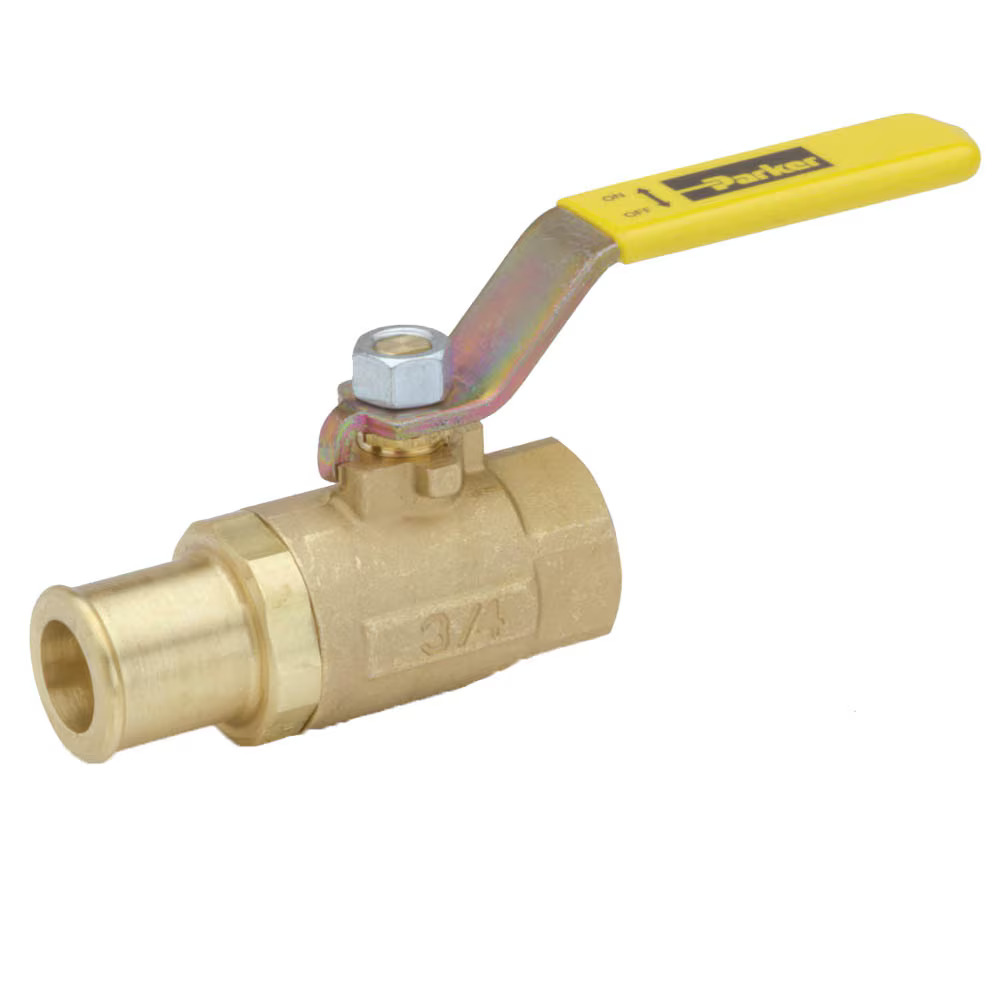 Industrial Brass Ball Valves In Line Female to Hose Barb