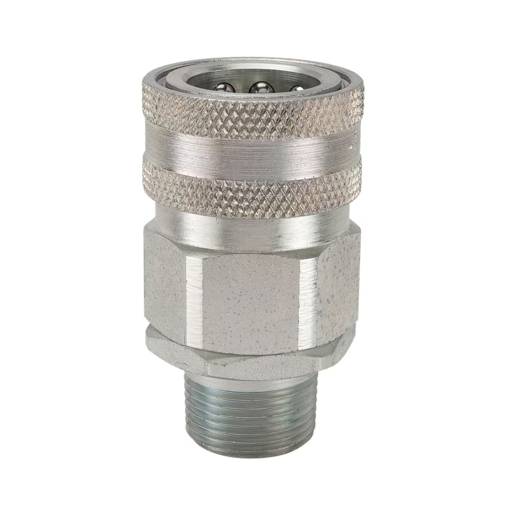 High Pressure, High Flow, Quick Connect Air Couplers - IH Series NPT Manual Male