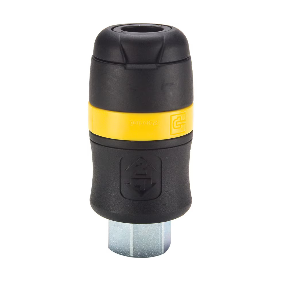 ISO 4414 Industrial & European Interchange, Safety Quick Connect Air Couplers - Tool-Mate Exhaust Series Female Connects with pneumatic Industrial Interchange nipples A-A-59439 (MIL-C-4109F ISO 6150-B
