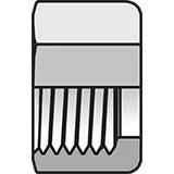 Intrulok® Brass Flareless Bite Type Fittings Nut Female Flareless Bite Type na na