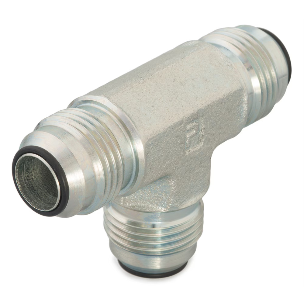 Triple-Lok® 2 Soft Seal 37° Flare JIC Tube Fittings and Adapters Tee Male 37° Flare with O-ring Seal on Nose