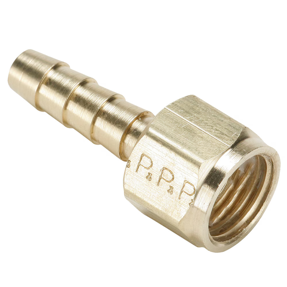 Brass Hose Barb Fittings Swivel Female Flare