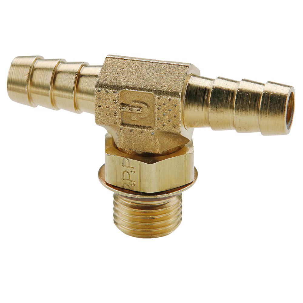 Brass Hose Barb Fittings Branch Tee