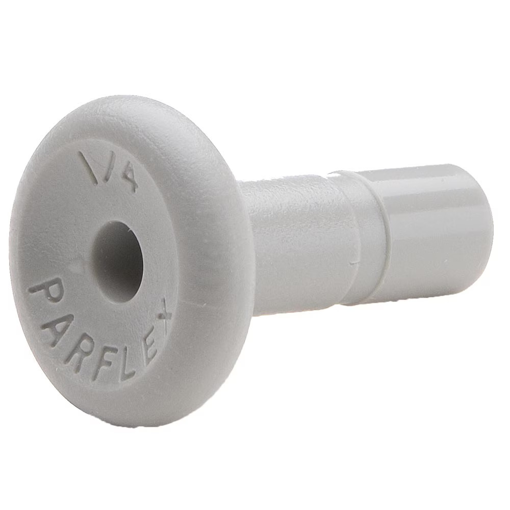 Push-to-Connect all plastic FDA compliant fitting, Parker TrueSeal Plug Push-to-Connect