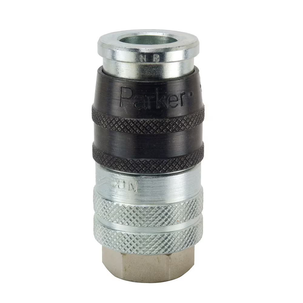 ISO 4414 Industrial Interchange, Safety Quick Connect Air Couplers - E-z-mate Series NPTF Female
