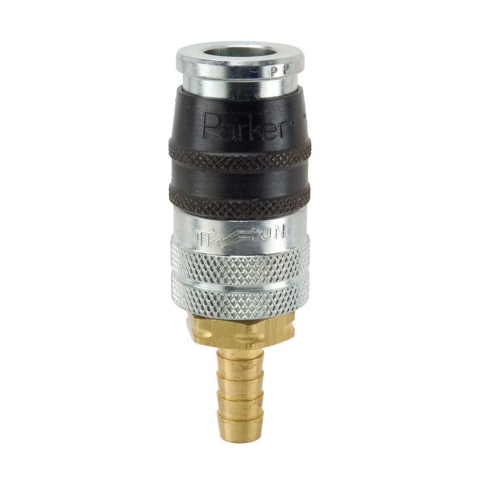 ISO 4414 Industrial Interchange, Safety Quick Connect Air Couplers - E-z-mate Series Hose barb na