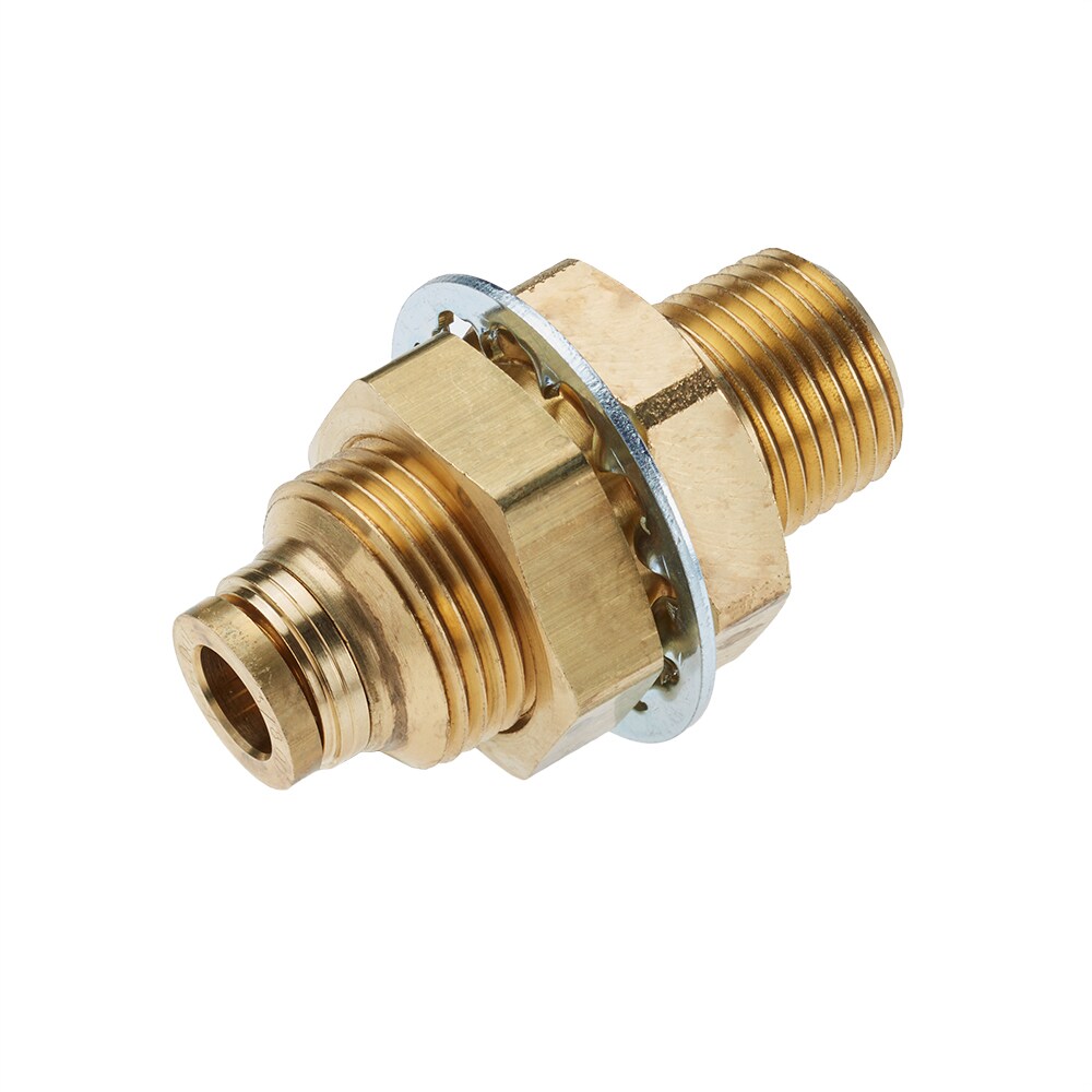 Air Brake D.O.T. composite & brass push-to-connect fittings - PTC & PTCR Bulkhead Male Tube to Pipe Push-to-Connect Male NPT