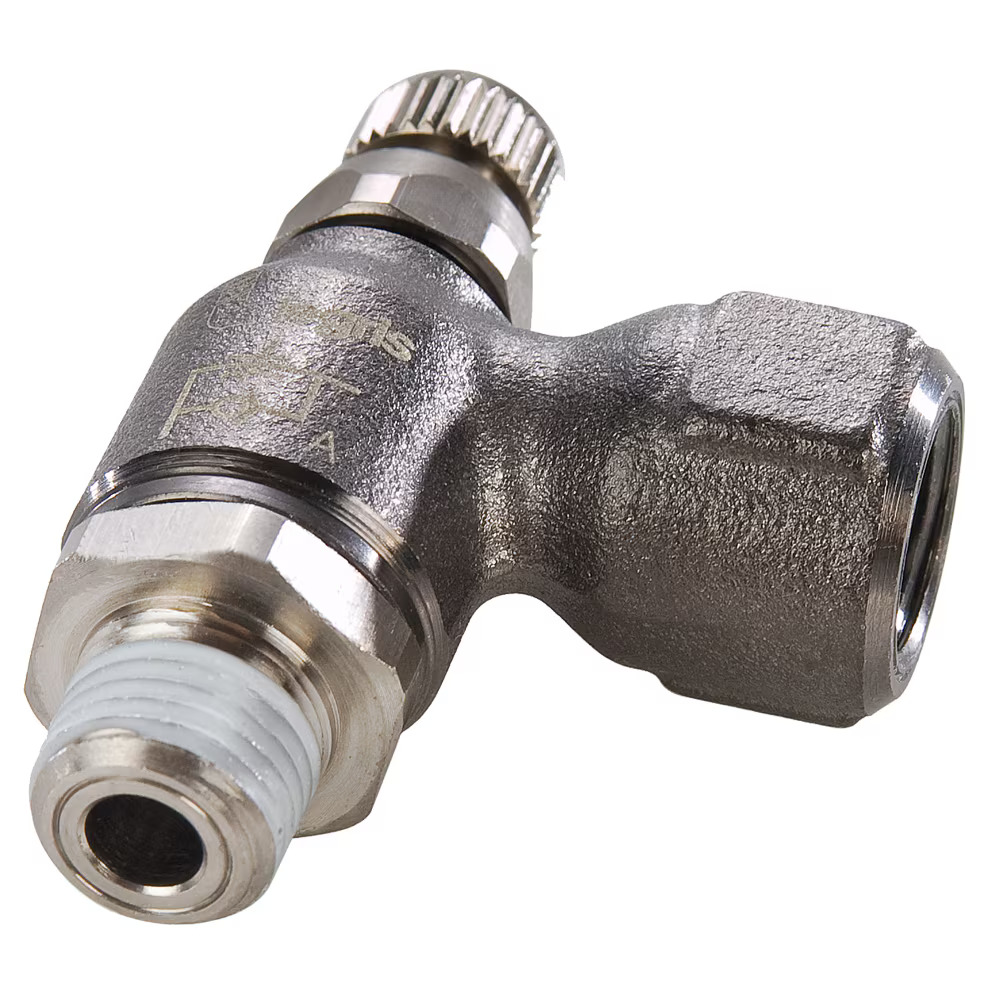 Nickel Plated Pneumatic Flow Controls Female NPT Thread Male NPT Thread