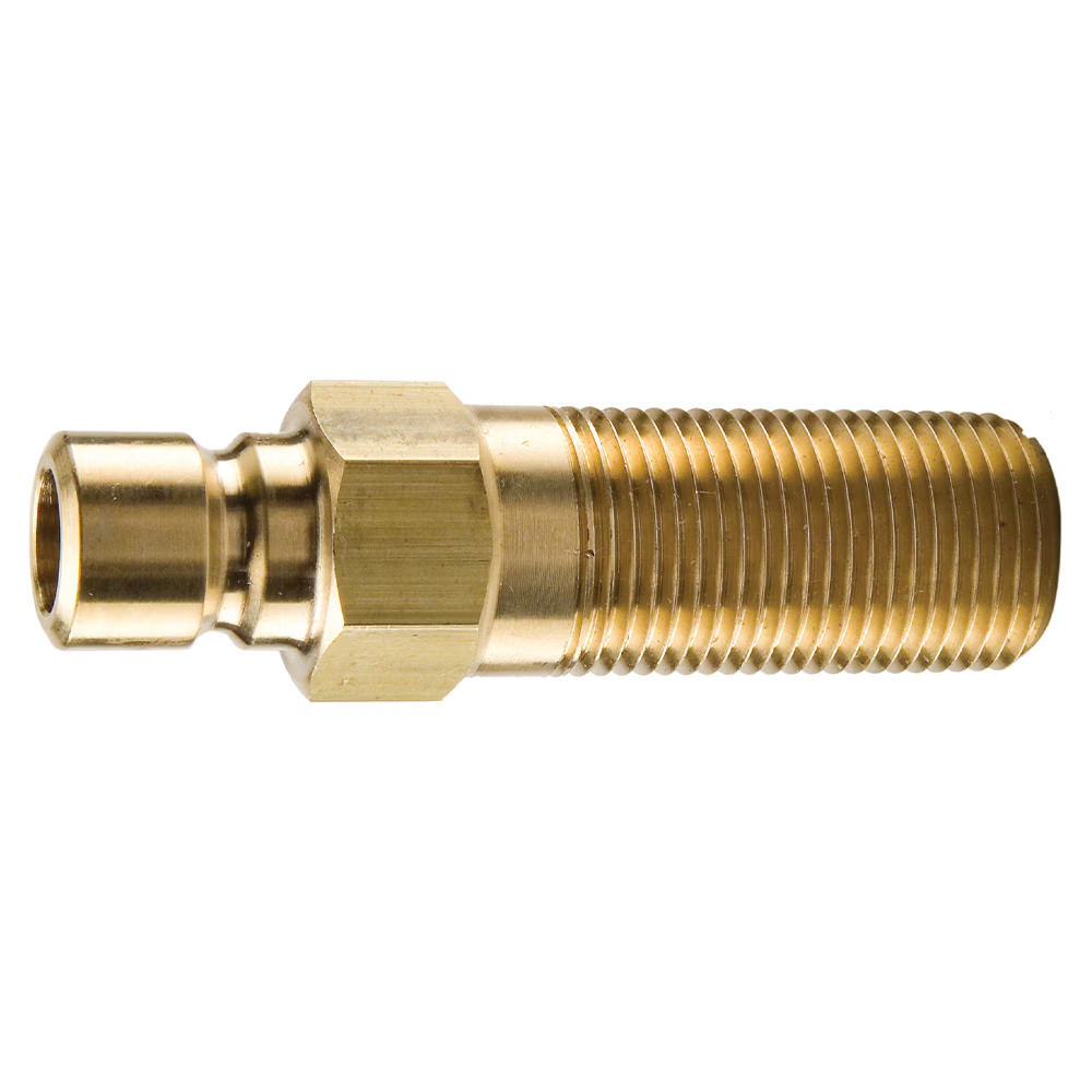 Mold Coolant Quick Couplings - Moldmate Series Male Nipple Unvalved Male NPTF (extended length