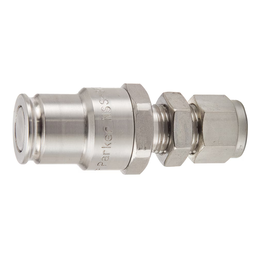 High Flow, Liquid Cooling, Flat Face Hydraulic Quick Connect Couplings  - NSS Series Male Nipple inch *A-Lok