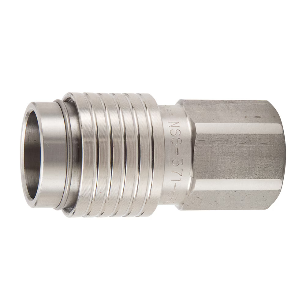 High Flow, Liquid Cooling, Flat Face Hydraulic Quick Connect Couplings  - NSS Series Female Coupler inch *UNF