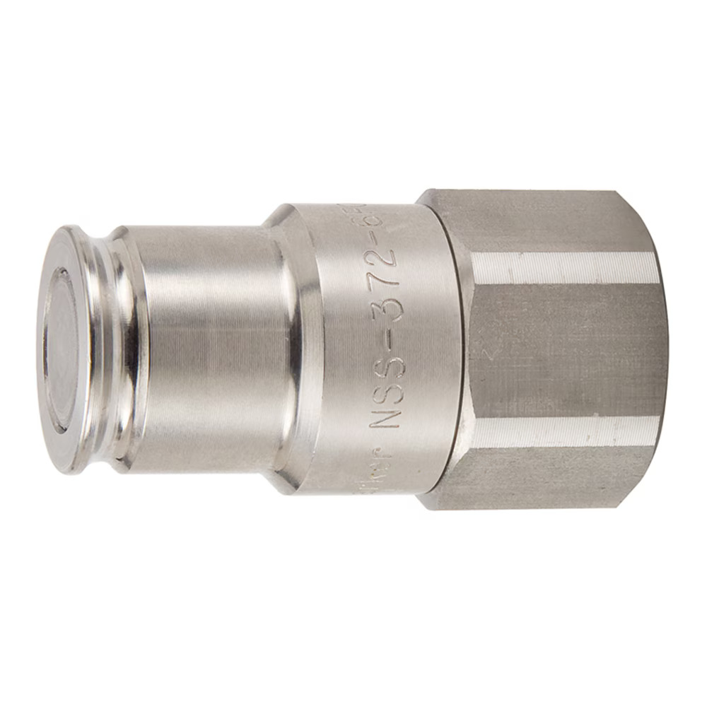 High Flow, Liquid Cooling, Flat Face Hydraulic Quick Connect Couplings  - NSS Series Male Nipple inch *UNF