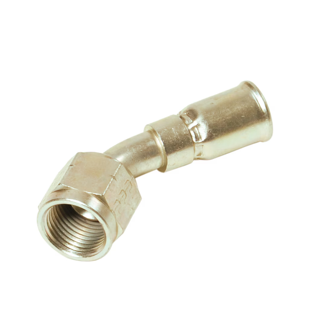 Permanent Fittings for PTFE Hose - 91/91N Female SAE 45 / Swivel - 45° Elbow