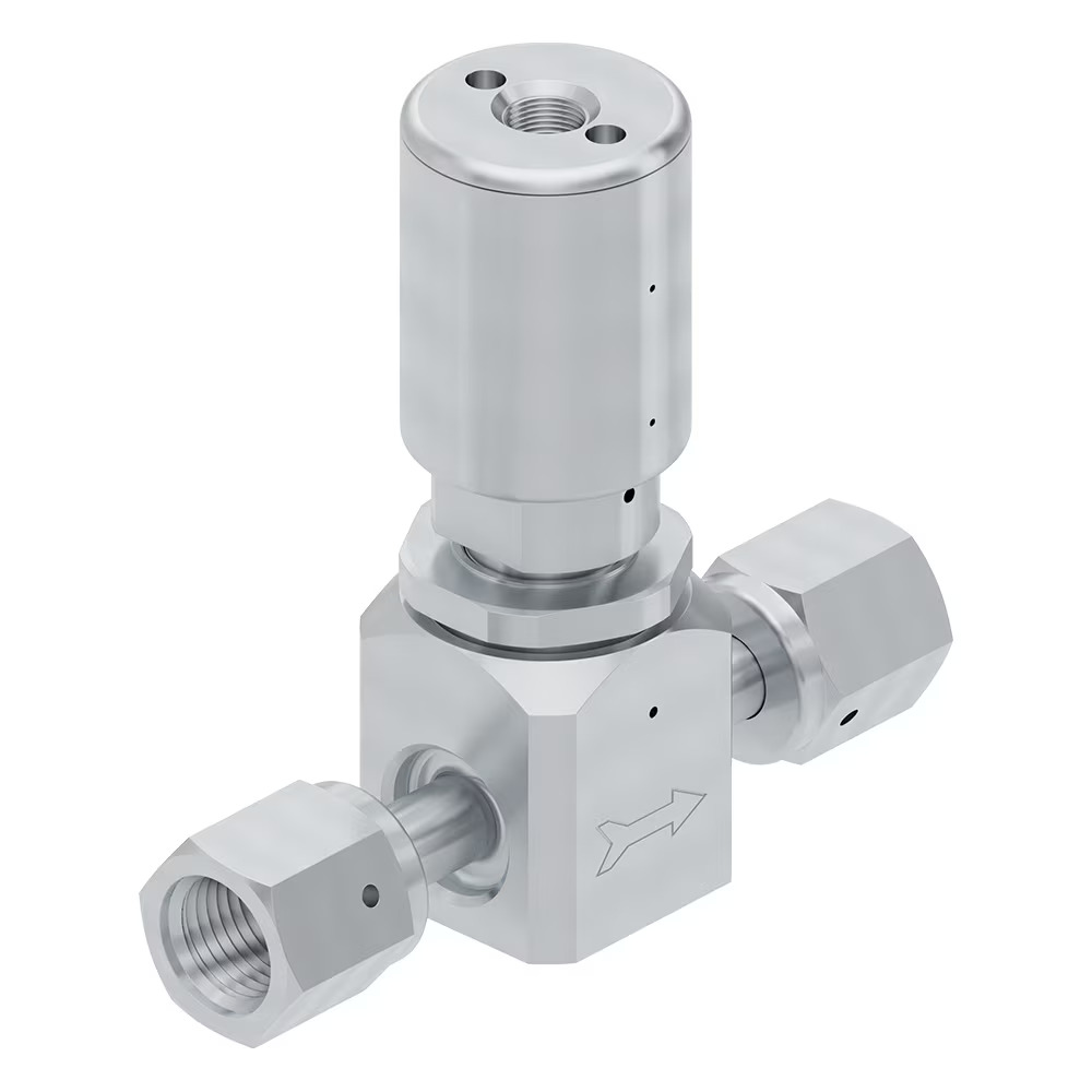 Ultra-High Purity (UHP) Low Flow, Low Pressure Diaphragm Valve – 930 Series Air Operated Normally Closed