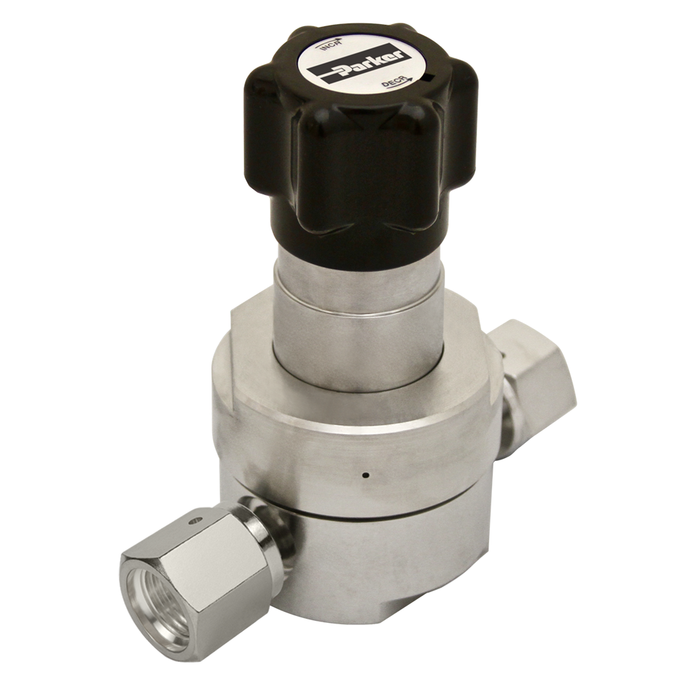 UHP Single Stage, High Flow, Pressure Reducing Regulator - FR1400 Series Female Female