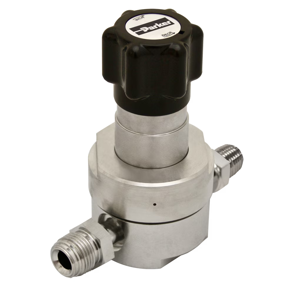UHP Single Stage, High Flow, Pressure Reducing Regulator - FR1400 Series Male Male