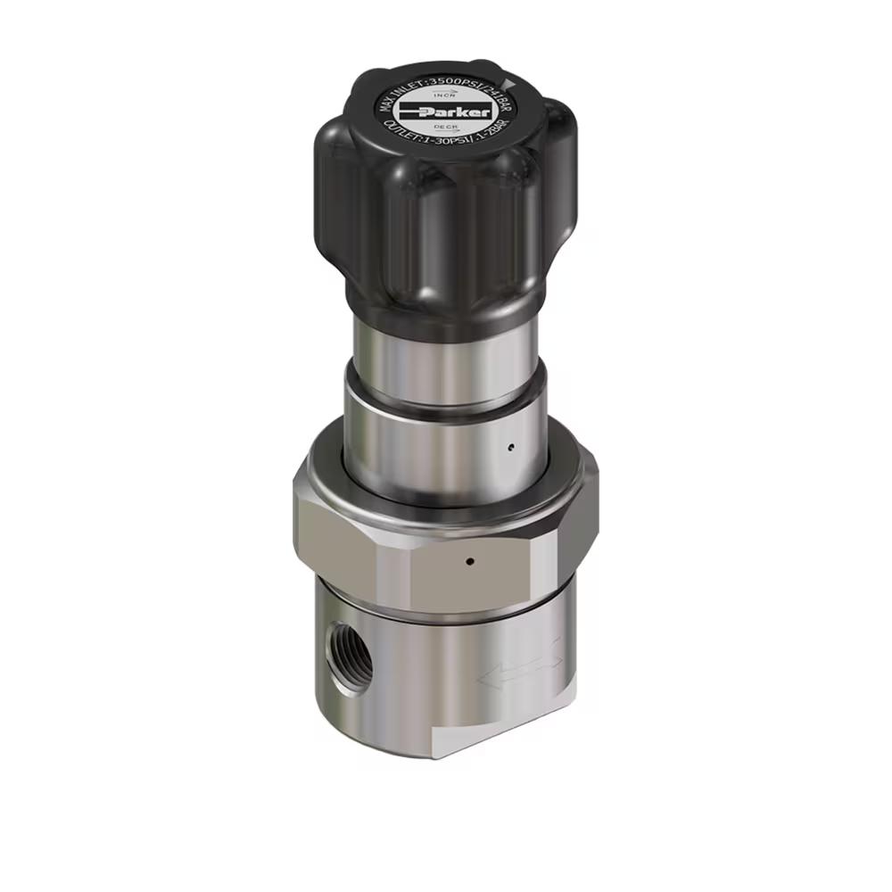 UHP Single Stage Pressure Reducing Regulator - FR1000 Series 1/4" NPT Female