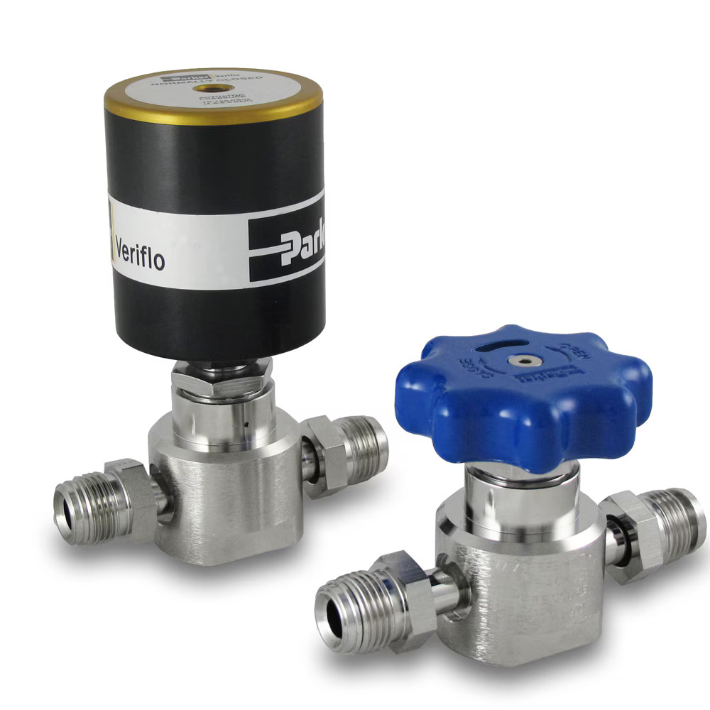 Ultra-High Purity (UHP) High-flow, High-pressure Diaphragm Valve –17R Series Pnuematic Normally Closed