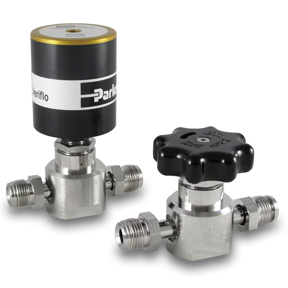 Ultra-High Purity (UHP) High-flow, High-pressure Diaphragm Valve – 18R Series Pnuematic Normally Closed