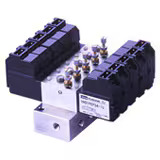 4 or 3-port, 3-position direct-acting solenoid valve VA01_33 & 34 series for vacuum and vacuum break. (High speed pick&place.) 3/3 Double In-line type