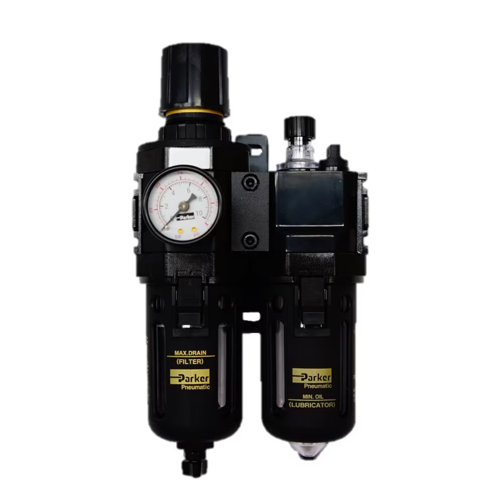 AU200 / 320 /420 and AU210 / 321 / 421- Pneumatic modular type F.R.L. unit AU-Compact F/R+L