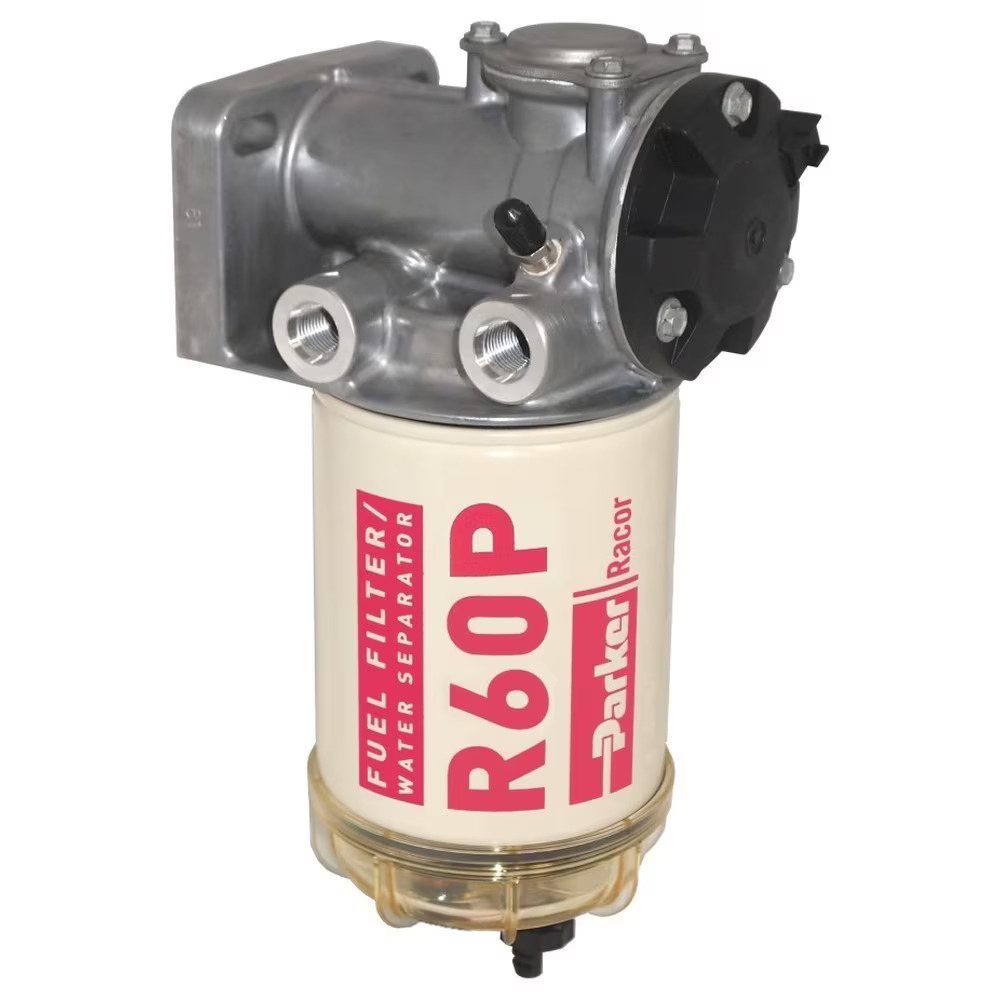 Fuel Filter Water Separator with Integrated Priming Pump – Racor 700 Series