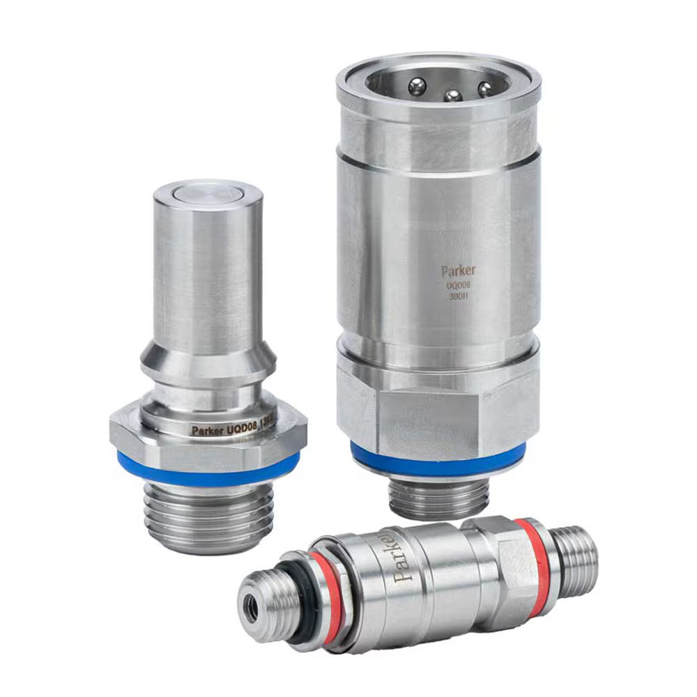 Flat Face Hydraulic, Liquid Cooling Universal Quick Disconnect Couplings - UQD Series Female Coupler