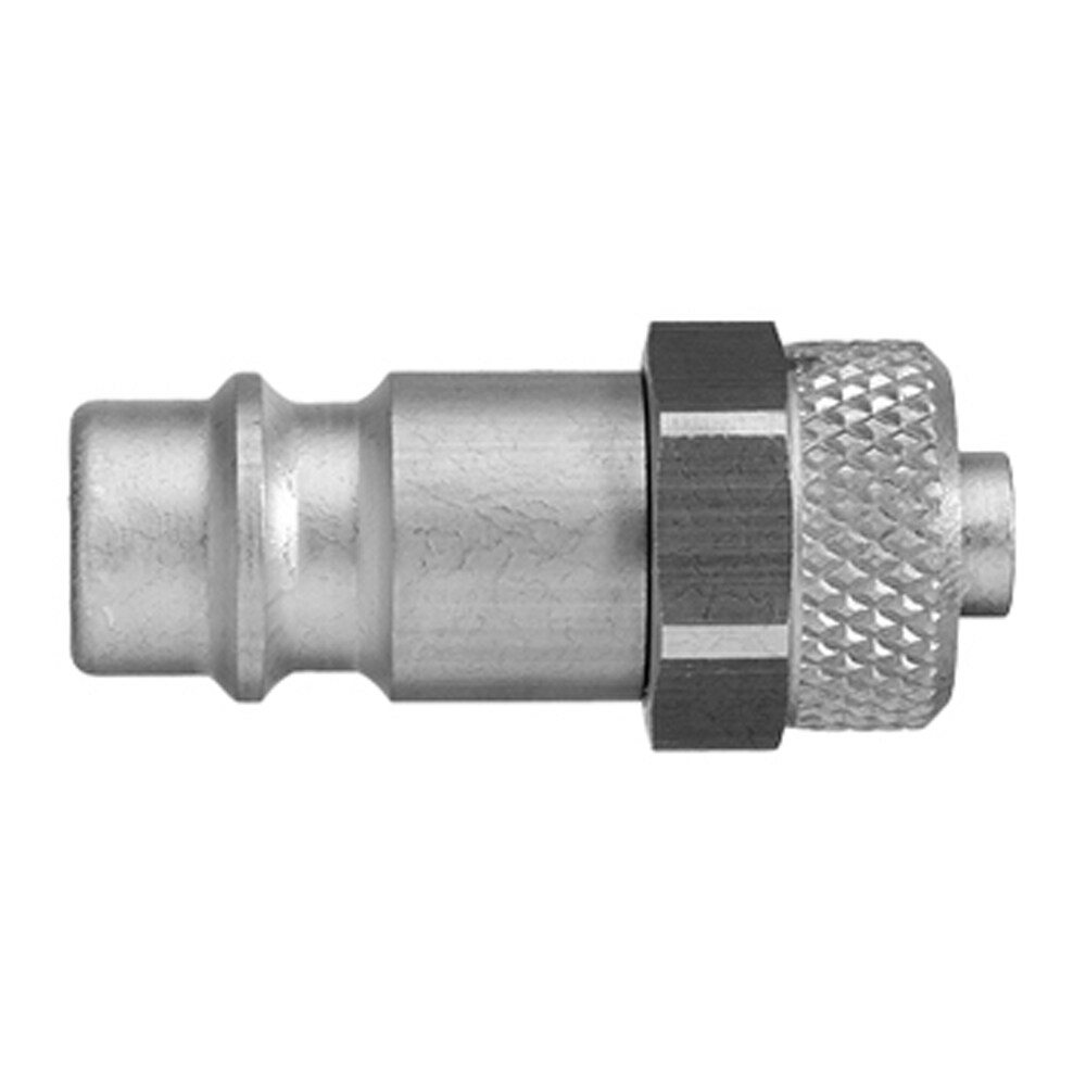 Serie 25  Straight-Through Han Lynkobling (uden ventil) - Med Plastikslange samling - Rustfrit stål