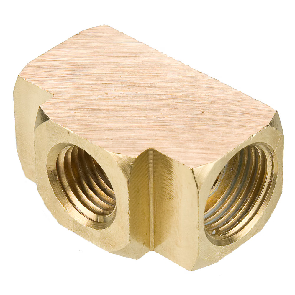 Brass Inverted Flare Fittings Branch Tee Flare to Female Pipe