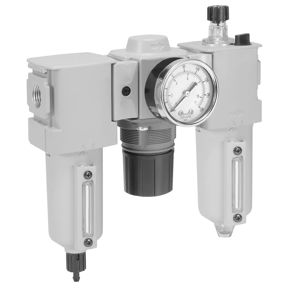 Transair FRL Combination Units 3 piece (Filter + Regulator + Lubricator