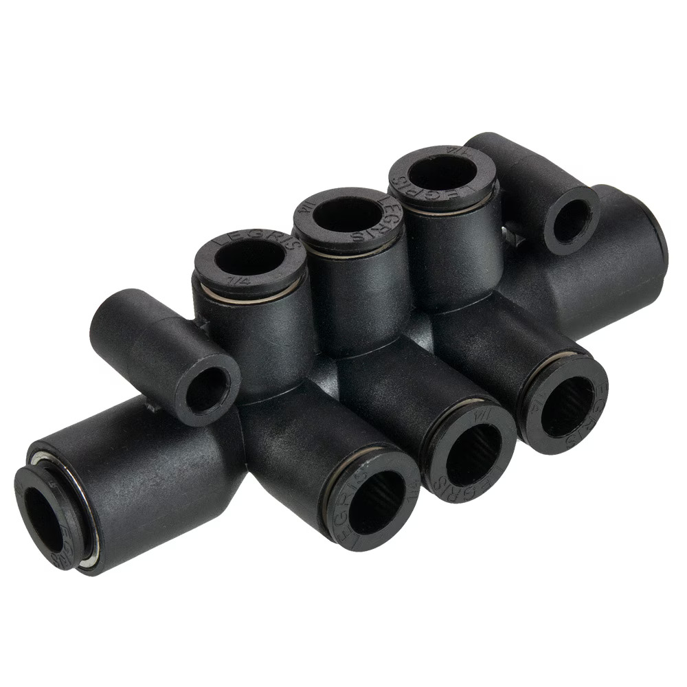 Composite Push-to-Connect Fittings - PLP Composite Double Manifold Push-to-Connect Push-to-Connect