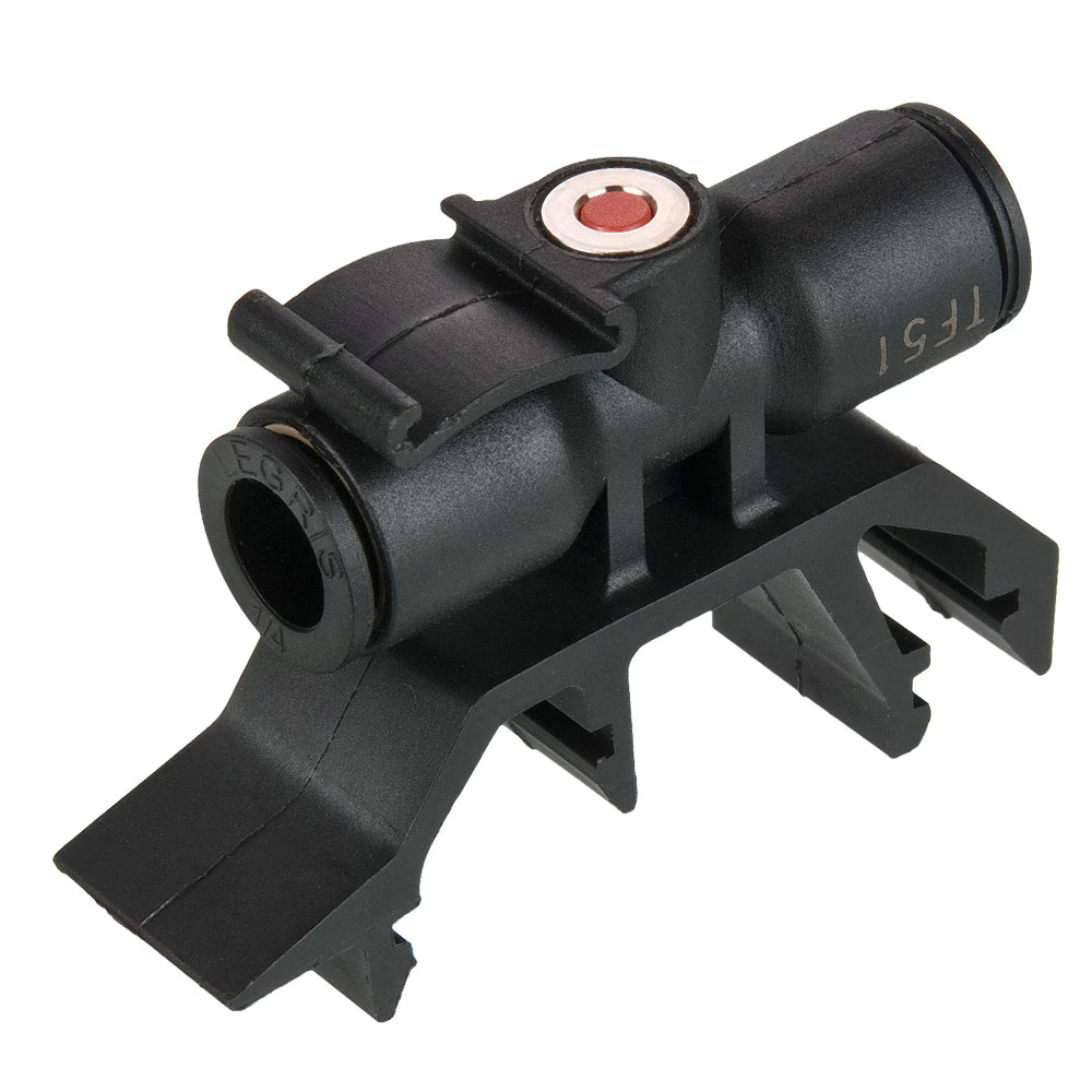 Composite Push-to-Connect Fittings - PLP Composite Rail Connector-2 Tubes Push-to-Connect Push-to-Connect