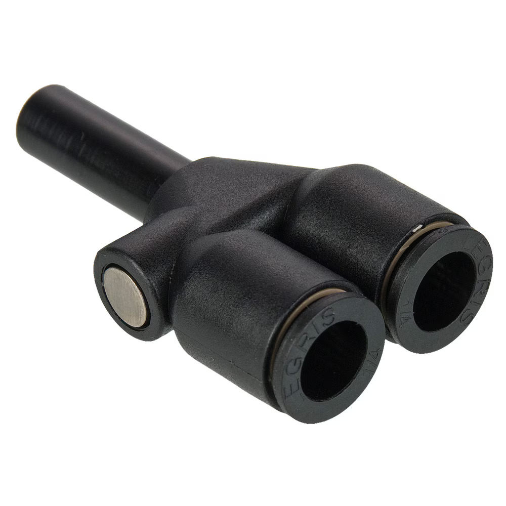 Composite Push-to-Connect Fittings - PLP Composite Wye - Plug-in Tube to Tube Push-to-Connect Plug-in Stem