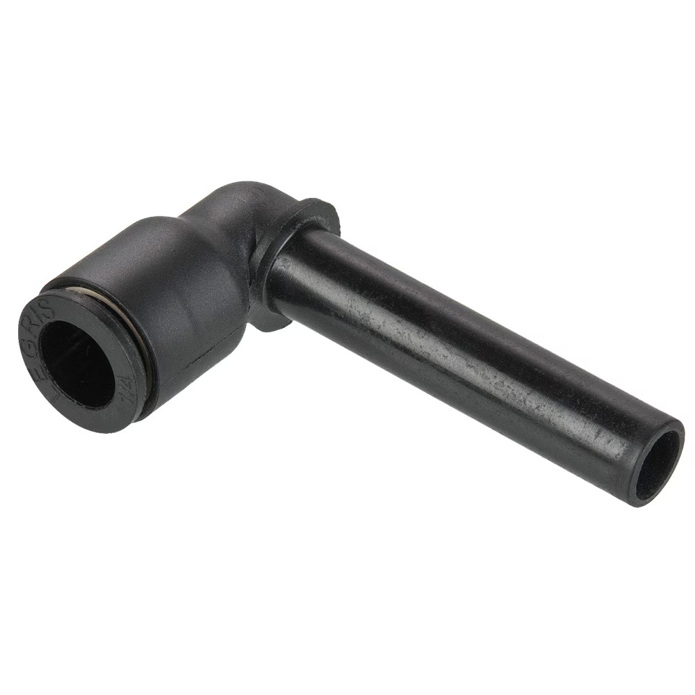 Composite Push-to-Connect Fittings - PLP Composite Elbow 90° - Extended Plug-in Tube to Tube Push-to-Connect Plug-in Stem