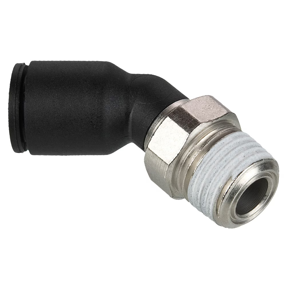Composite Push-to-Connect Fittings - PLP Composite Elbow 45° Tube to Pipe Push-to-Connect BSPT