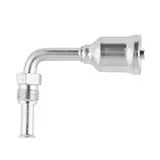 Crimp Style Hydraulic Hose Fitting – 26 Series Fittings Elbow 90° Male Inverted SAE 45° - Swivel