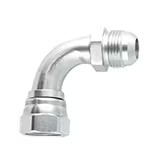 Flange / Flare Adapters 90° Elbow Male - Female JIC 37° - Swivel