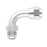 Flange / Flare Adapters 90° Elbow - Long Drop Male - Female JIC 37° - Swivel