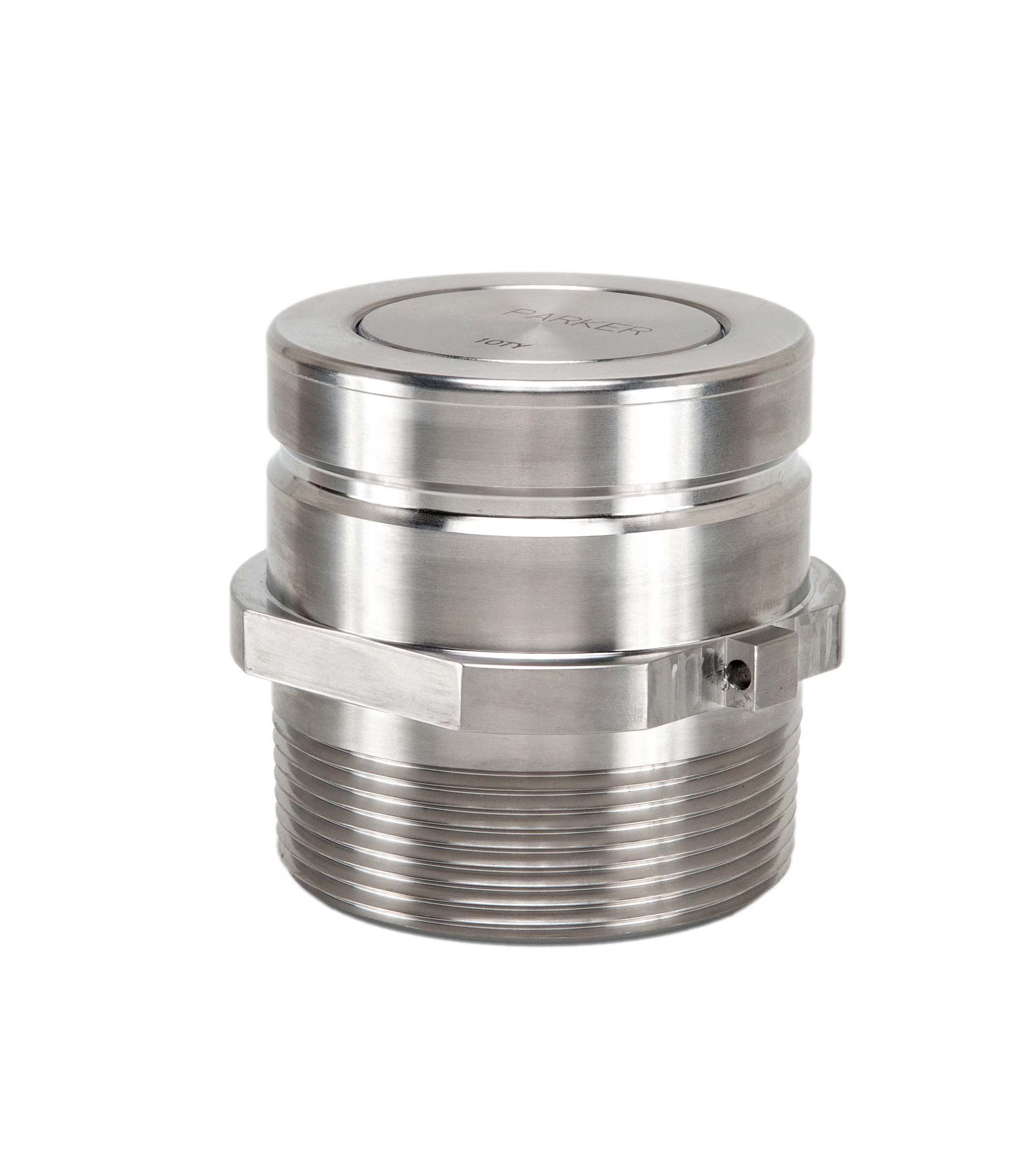 Non-Spill, Low Pressure, High Flow, Stainless Steel Quick Couplings - NSL Series Male Nipple Male NPT