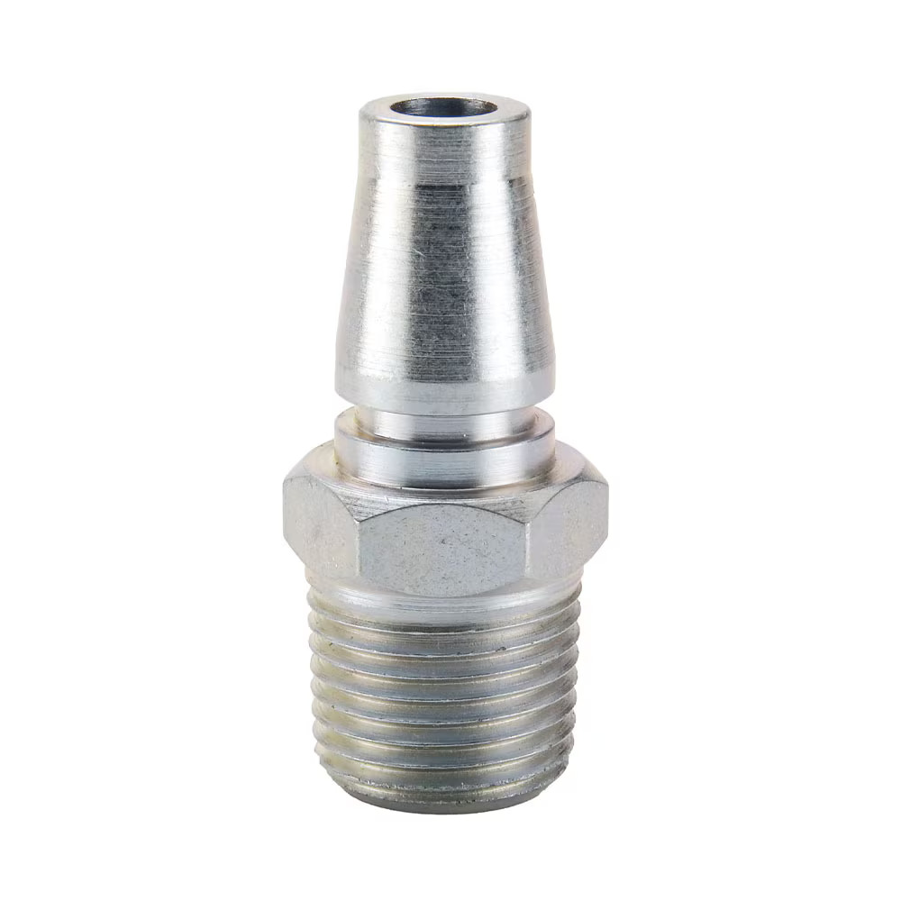Twist Lock Schrader Interchange, Quick Connect Air Couplings  - TL Series Male Nipple Male NPTF Unvalved