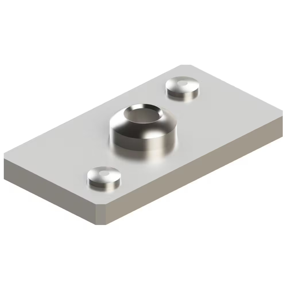 Clamps - Series B, Double Series (DIN 3015-3) Stainless Steel W5 (1.4401 or 1.4571 n/a Weld plate