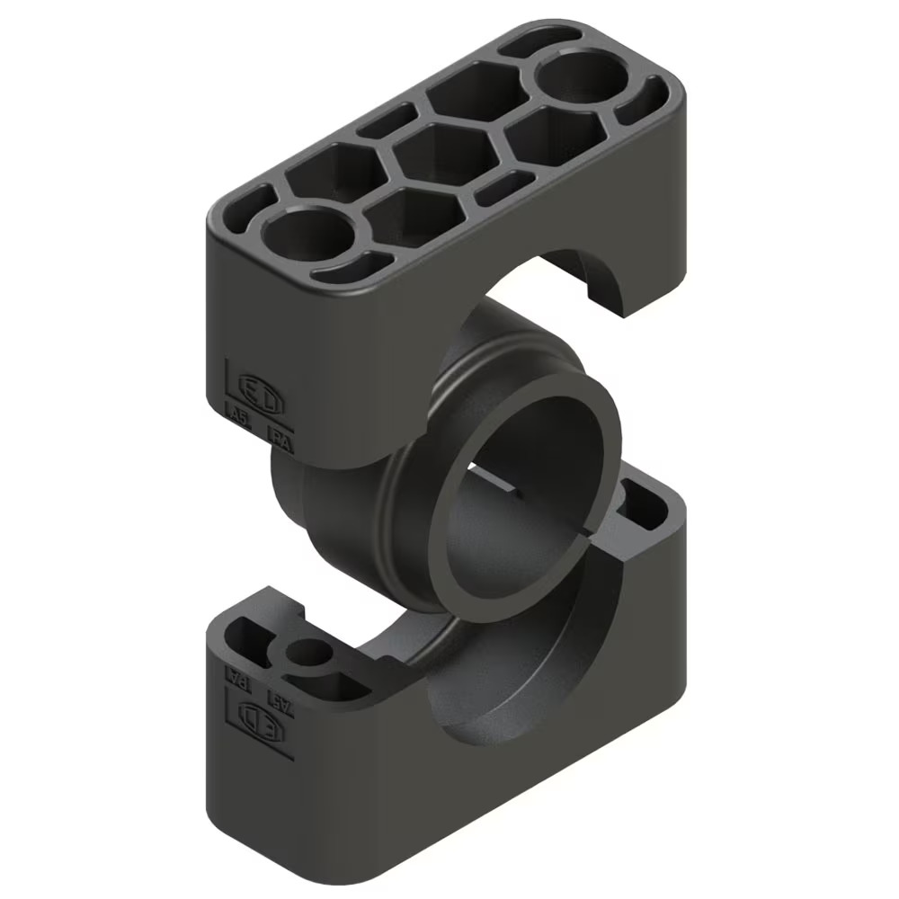 Clamps - Series A & C with Elastomerinlay Polyamide 6 A-Series