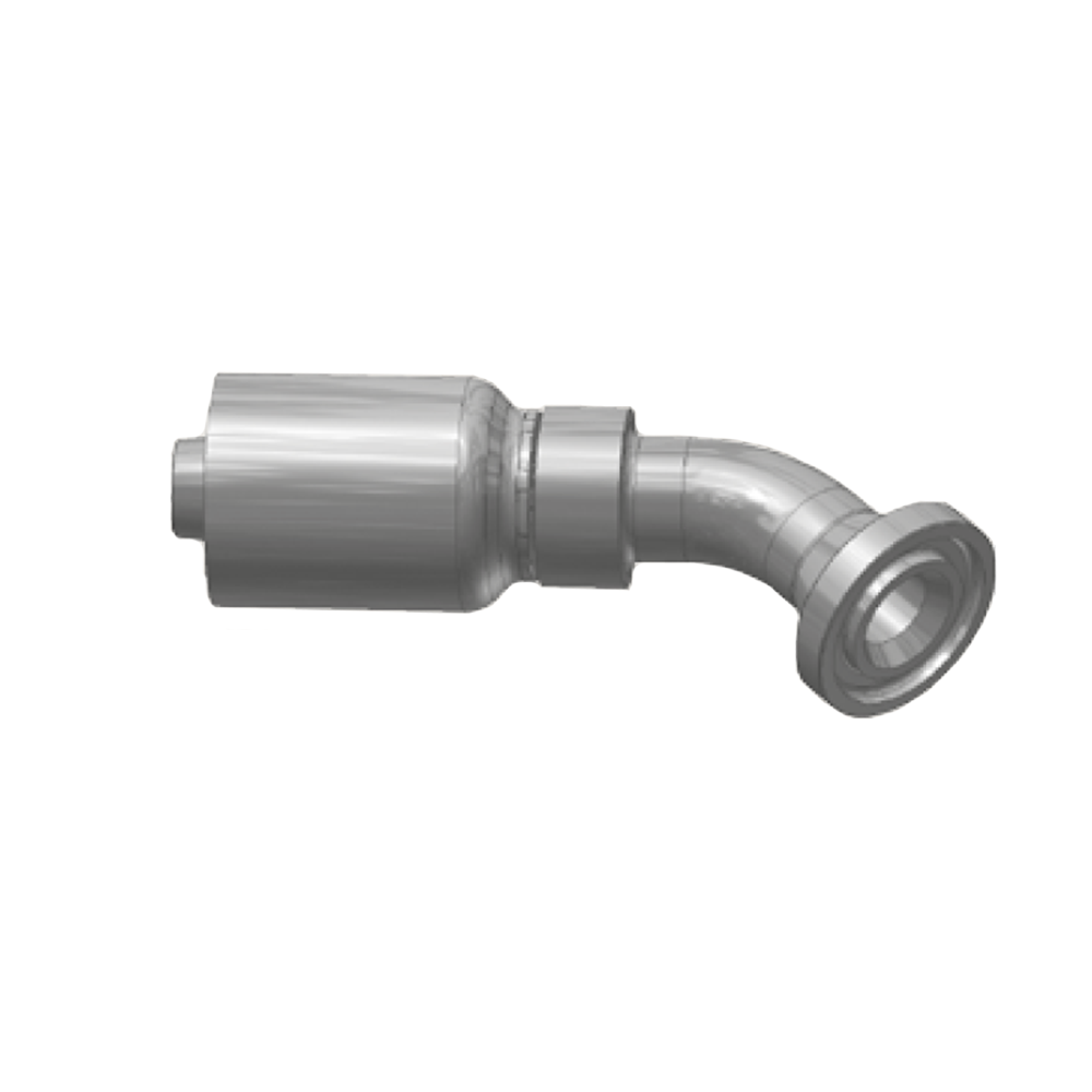 Flange Elbow 45° Insert -  Flange (Flat Seat)